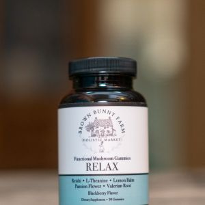 Brown Bunny Relax Mushroom Extract Gummies 30ct